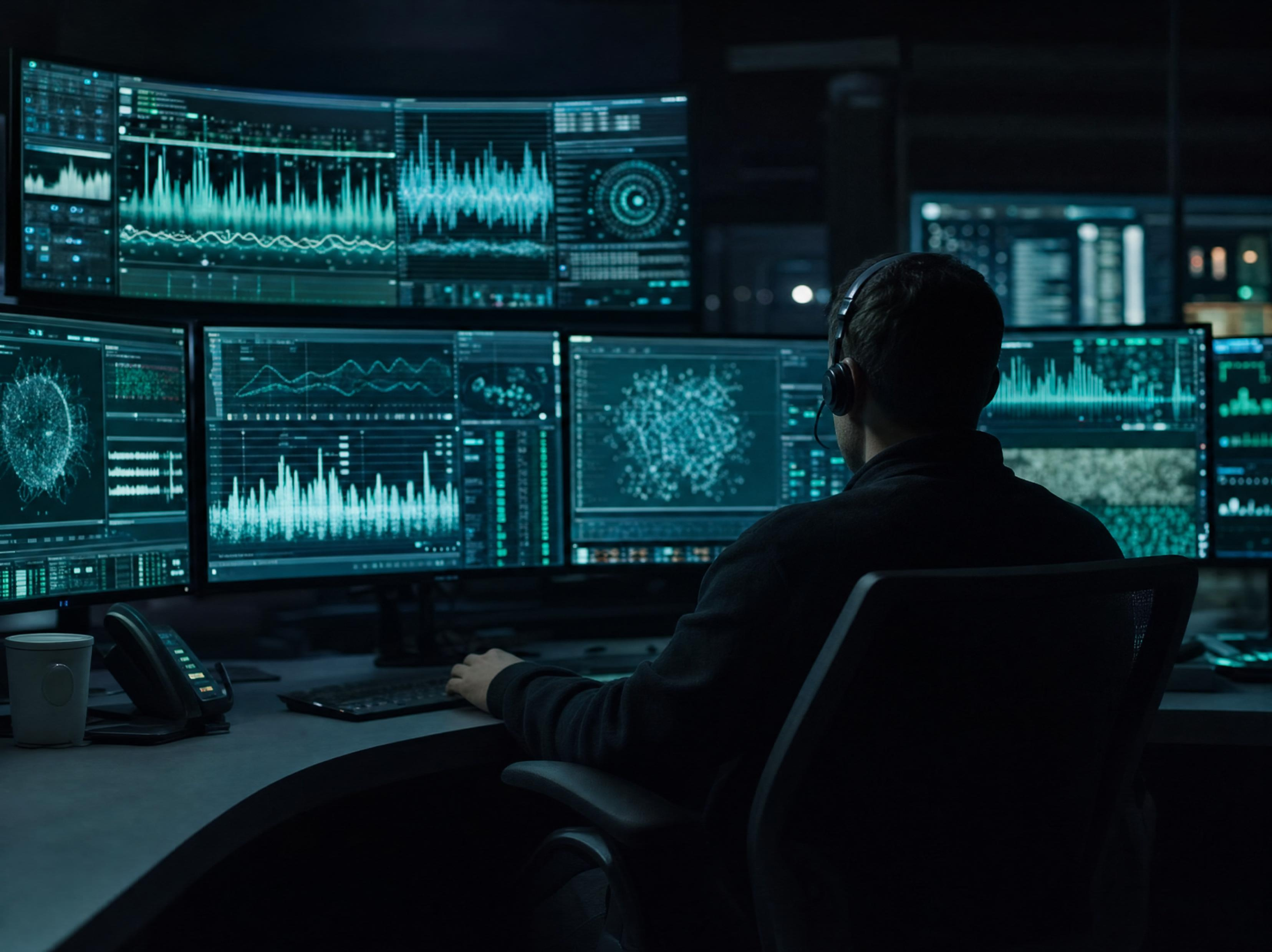 Kontroll- und Monitoring-Arbeitsplatz für eine gesicherte Streaming-Übertragung